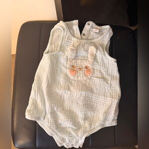 Adorable Ligh Blue Baby Romper